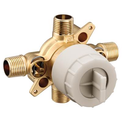 Moen U140CIS- M-CORE 3-Series 4 Port Tub and Shower Pre-Fabricated Mixing Valve with CC/IPS Connections and Stops