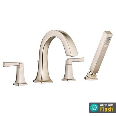 American Standard T353901.013- Townsend Bathtub Faucet With Lever Handles And Personal Shower For Flash Rough-In Valve