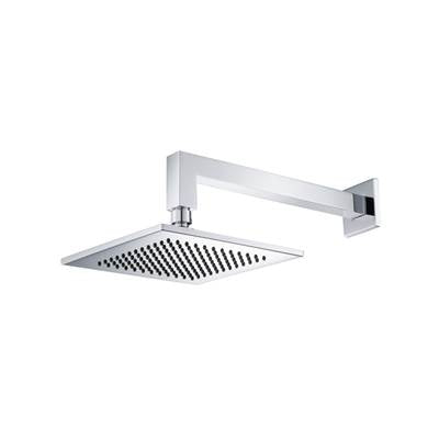 Isenberg HS1001WBN- 8" Solid Brass Showerhead / Rainhead With 12" Wall Mount Shower Arm | FaucetExpress.ca