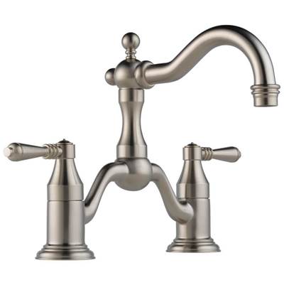 Brizo 65536LF-BN-ECO- Two Handle Widespread Bridge Lavatory Faucet