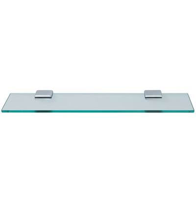 Laloo J1887 BN- Jazz Single Glass Shelf - Brushed Nickel | FaucetExpress.ca