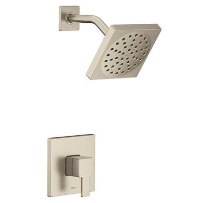 Moen UTS2712EPBN- 90 Degree M-Core 2-Series Eco Performance 1-Handle Shower Trim Kit In Brushed Nickel (Valve Sold Separately)