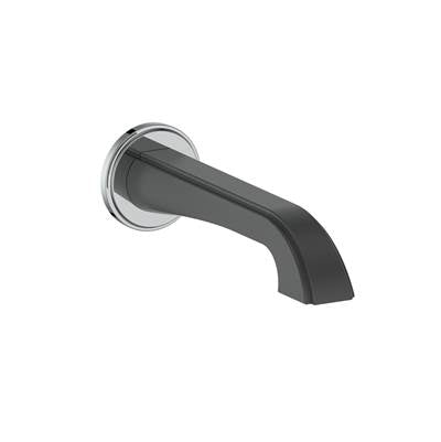 Vogt TS.09.07.CB- Zehn Tub Spout Chrome Matte Black