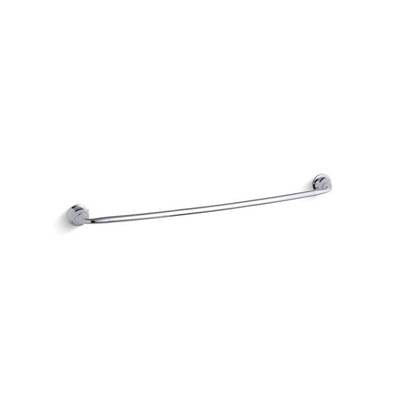 Kohler 11372-CP- Forté® Sculpted 30'' towel bar | FaucetExpress.ca