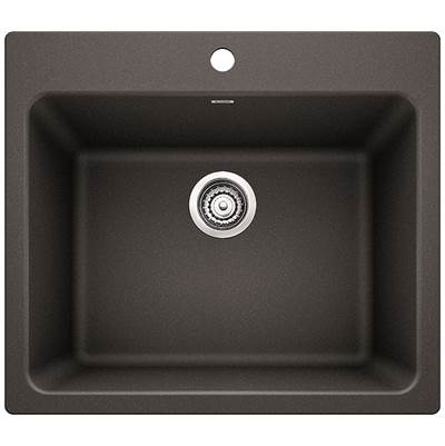 Blanco 401902- LIVEN Single Bowl Laundry Sink, SILGRANIT®, Anthracite | FaucetExpress.ca