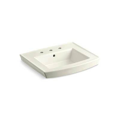 Kohler 2358-8-96- Archer® Pedestal bathroom sink with 8'' widespread faucet holes | FaucetExpress.ca