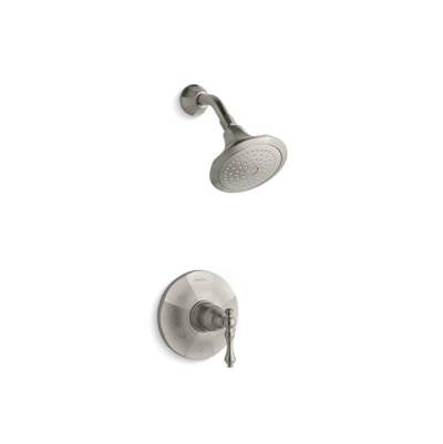 Kohler TS13493-4-BN- Kelston® Rite-Temp(R) shower valve trim with lever handle and 2.5 gpm showerhead | FaucetExpress.ca