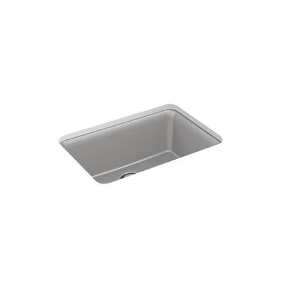Kohler 28000-CM4- Cairn® 27-1/2'' x 18-5/16'' x 9-1/2'' Neoroc® undermount single-bowl kitchen sink with rack | FaucetExpress.ca