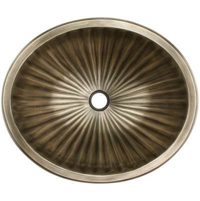 Linkasink BR006 - Bronze oval fluted