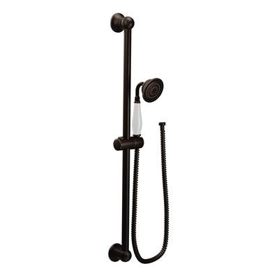 Moen S12107EPORB- Weymouth Eco-Performance Handheld Shower with 30'' Slide Bar, Oil Rubbed Bronze