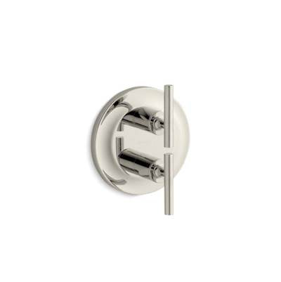 Kohler T14489-4-SN- Purist® Valve trim with lever handles for stacked valve, requires valve | FaucetExpress.ca