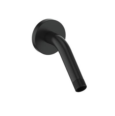 Vogt WA.42.07.MB- Wall Mount Shower Arm with Round Flange 6' Matte Black