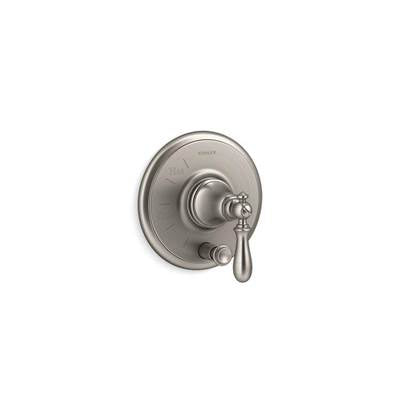 Kohler T72768-9M-BN- Artifacts® Rite-Temp(R) pressure-balancing valve trim with push-button diverter and swing lever handle | FaucetExpress.ca