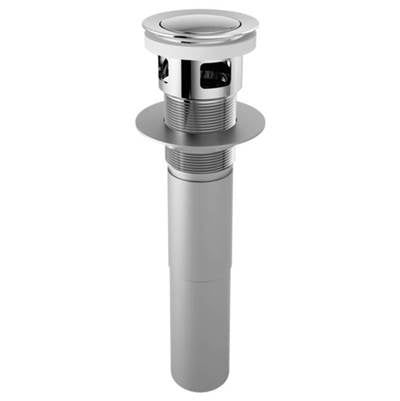 Brizo RP81628PC- Push Pop-Up Drain With Overflow