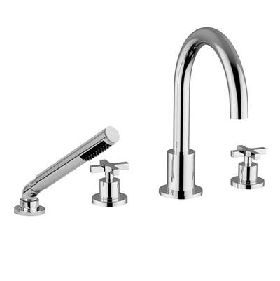 Ca'bano CA4730499- 4 Piece deck mount tub filler with hand spray