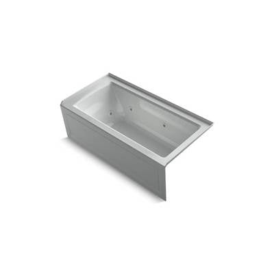 Kohler 1947-HRA-95- Archer® 60'' x 30'' three-side integral flange whirlpool with right-hand drain, heater and Comfort Depth(R) design | FaucetExpress.ca
