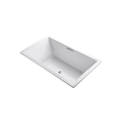 Kohler 1174-GHW-0- Underscore Rectangle 72-in X 42-in Heated Bubblemassage Air Bath With Bask, Center Drain | FaucetExpress.ca