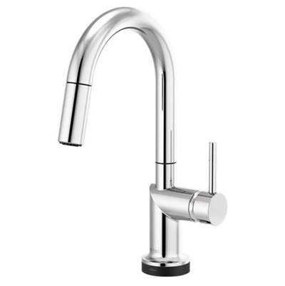 Brizo 64975LF-PCLHP- Odin SmartTouch Pull-Down Prep Kitchen Faucet with Arc Spout - Handle Not Included