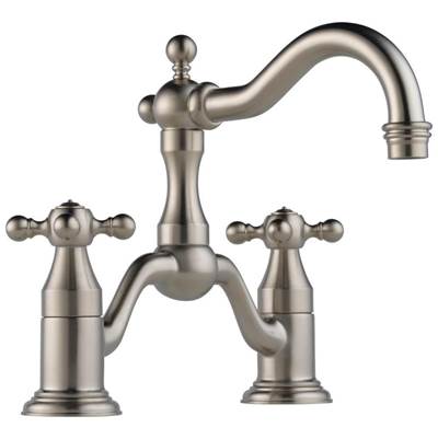 Brizo 65538LF-BN-ECO- Two Handle Widespread Bridge Lavatory Faucet