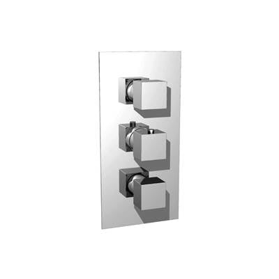 Isenberg 160.4401PN- 3/4" Thermostatic Valve with 2 Volume Controls and Trim - Shared Port Operation | FaucetExpress.ca