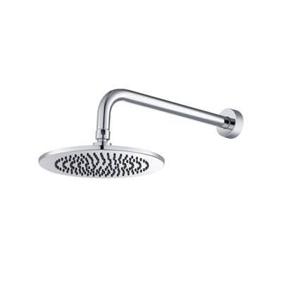 Isenberg HS1002WBN- 8" Solid Brass Showerhead / Rainhead With 12" Wall Mount Shower Arm | FaucetExpress.ca