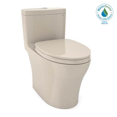 Toto MS646124CUMFG#03- Aquia Iv 1Pc Uh Toilet Wshlt + W/Seat 1.0Gpf/0.8Gpf Bone | FaucetExpress.ca