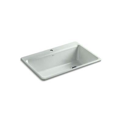 Kohler 5871-1A2-FF- Riverby® 33'' x 22'' x 9-5/8'' top-mount single-bowl kitchen sink with accessories | FaucetExpress.ca