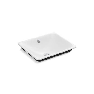 Kohler 5400-P5-0- Iron Plains® Rectangle Wading Pool® Vessel bathroom sink with Iron Black painted underside | FaucetExpress.ca