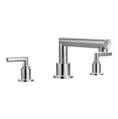 Moen TS93003- Arris 2-Handle Deck Mount Modern Roman Tub Faucet Trim Kit, Valve Required, Chrome