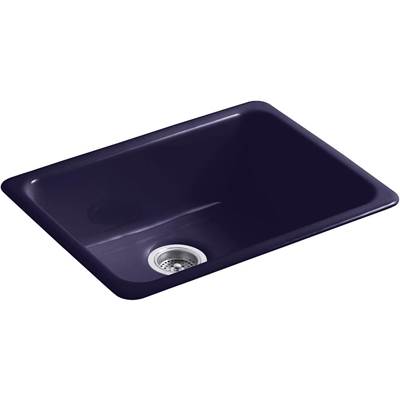 Kohler 6585-DGB- Iron/Tones® 24-1/4'' x 18-3/4'' x 8-1/4'' Top-mount/undermount single-bowl kitchen sink | FaucetExpress.ca