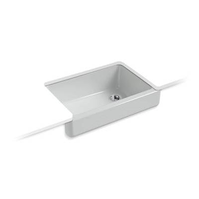 Kohler 5826-95- Whitehaven® 32-1/2'' x 21-9/16'' x 9-5/8'' Undermount single-bowl farmhouse sink | FaucetExpress.ca