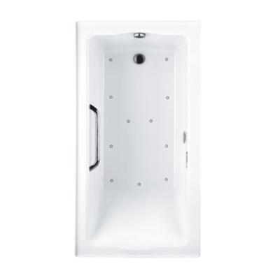Toto ABR782L#01YCP2- Acrylic Airbath Clayton 6032T2 Cotton Cp Grab Bar L Drain | FaucetExpress.ca