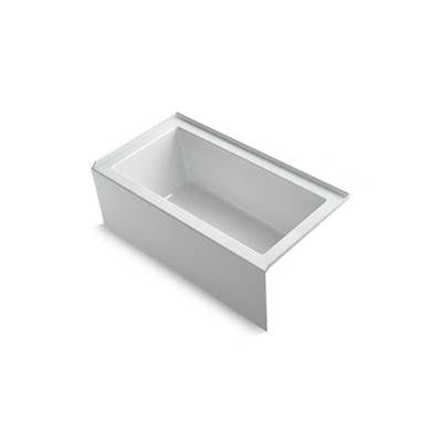 Kohler 1957-RA-95- Underscore® Rectangle 60'' x 32'' alcove bath with integral apron, integral flange and right-hand drain | FaucetExpress.ca