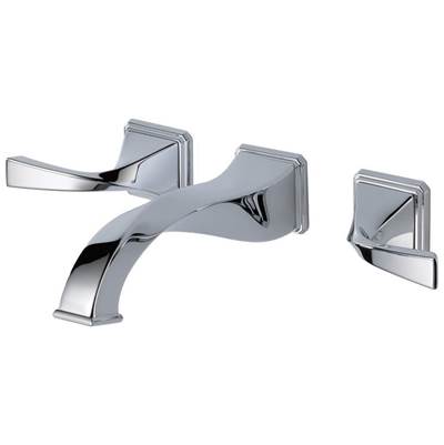 Brizo 65830LF-PC-ECO- Two Handle Wall-Mount Lavatory Faucet