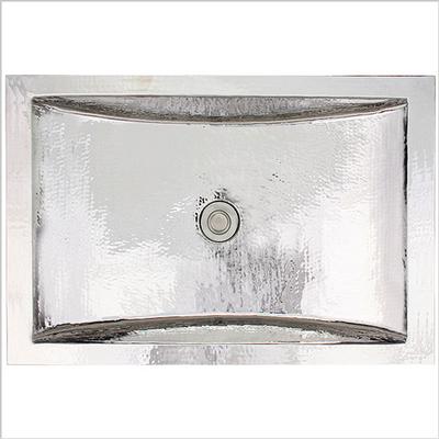 Linkasink C052 - Hammered Rectangular Crescent