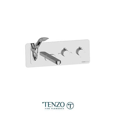 Tenzo RUT73- Wall Mount Tub Faucet With Retractable Hose Rundo