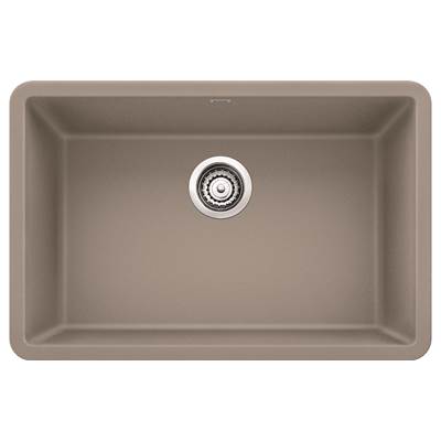 Blanco 401893- PRECIS U Single 27 Undermount Sink, SILGRANIT®, Truffle | FaucetExpress.ca