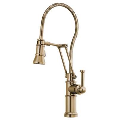 Brizo 63125LF-GL- Articulating Kitchen Faucet 1Lhed Hose