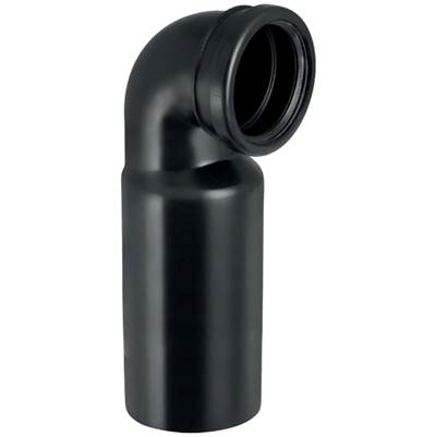 Geberit 241.899.00.1- Geberit PE connection bend 90 Degrees with lip seal, extended: d90mm d1=90mm | FaucetExpress.ca