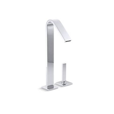 Kohler 14660-4-CP- Loure® Tall Single-handle bathroom sink faucet with lever handle | FaucetExpress.ca