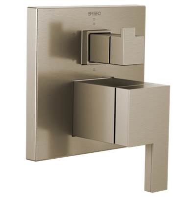 Brizo T75P680-BN- Pressure Balance Valve With Integrated 6-Function Diverter T | FaucetExpress.ca
