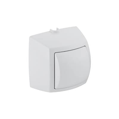 Geberit 240.570.11.1- Hand-operated actuator for single flush, for Geberit WC flush control with pneumatic flush actuation: white alpine | FaucetExpress.ca