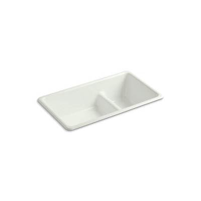 Kohler 6625-NY- Iron/Tones® 33'' x 18-3/4'' x 9-5/8'' Smart Divide® Top-mount/undermount large/medium kitchen sink | FaucetExpress.ca