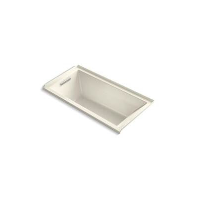 Kohler 1121-L-96- Underscore® Rectangle 60'' x 30'' alcove bath with integral flange and left-hand drain | FaucetExpress.ca