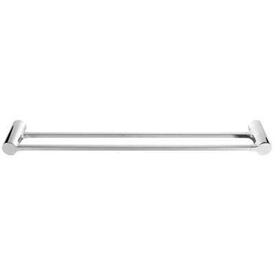 Laloo P5630D WF- Payton Extended Double Towel Bar  - White Frost | FaucetExpress.ca