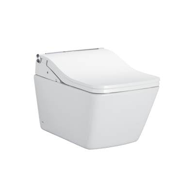 Toto CWT4494549CMFGA#MS- Toto Washlet+ Sp Wall-Hung Square-Shape Toilet With Sw Bidet Seat And Duofit In-Wall 1.28 And 0.9 Gpf Dual-Flush Tank System Matte Silver