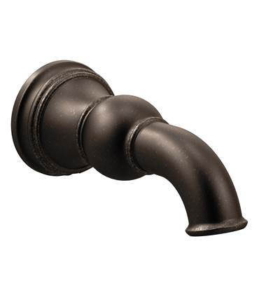 Moen S12105ORB- Weymouth Non-Diverter Tub Spout in Oil Rubbed Bronze - FaucetExpress.ca