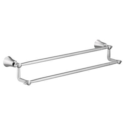 Moen YB0322CH- Flara Chrome 24'' Towel Bar