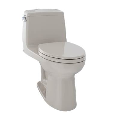 Toto MS854114S#03- Ultramax Elongated 1-Pc Tlt W/ Sc Seat--Bone | FaucetExpress.ca