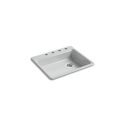 Kohler 5479-4-95- Riverby® 25'' x 22'' x 5-7/8'' top-mount single-bowl kitchen sink | FaucetExpress.ca